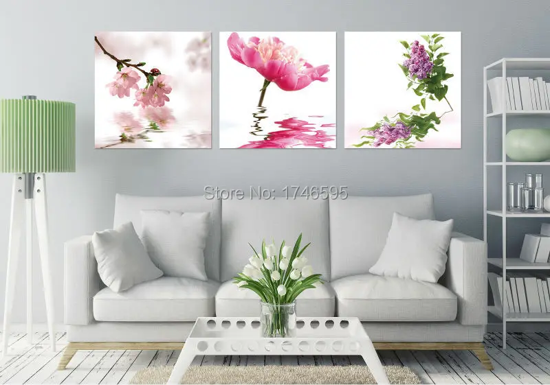 Big size 3pcs modern home decor flower mirrored in water Wall Art picture living room bedroom wall decor canvas printed Painting
Big size 3pcs modern home decor flower mirrored in water Wall Art picture living room bedroom wall decor canvas printed Painting