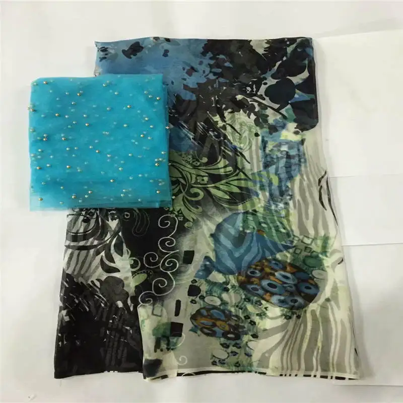 LX!(5+2 Yards/set ) African soft silk fabric for garment neat embroidery on the material with swiss voile lace tissu! F33111
LX!(5+2 Yards/set ) African soft silk fabric for garment neat embroidery on the material with swiss voile lace tissu! F33111