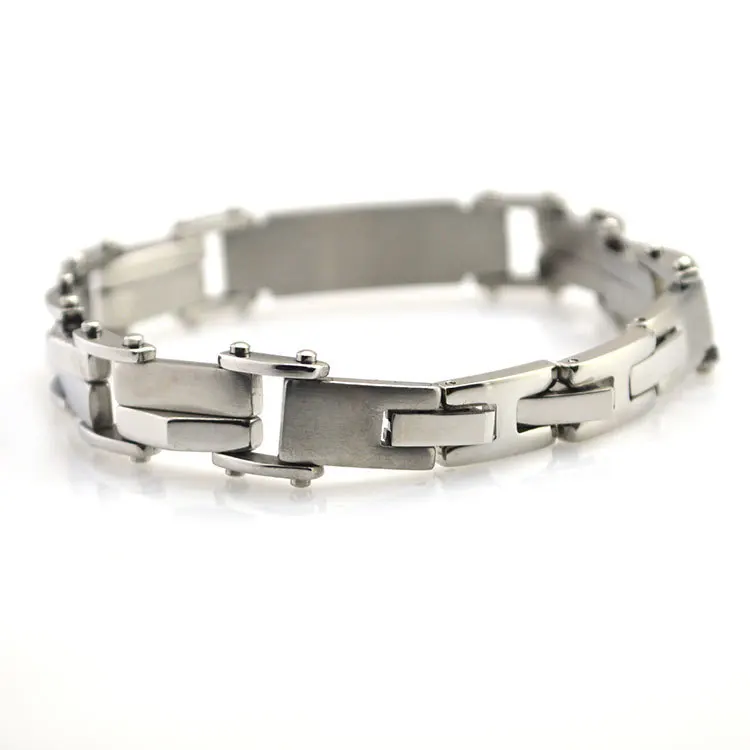 2015 Hot Sale Men's 316L Stainless Steel Bracelet for Unisex Mens Womens Unique Simple Cool Link Chain Bangles SS028B
2015 Hot Sale Men's 316L Stainless Steel Bracelet for Unisex Mens Womens Unique Simple Cool Link Chain Bangles SS028B