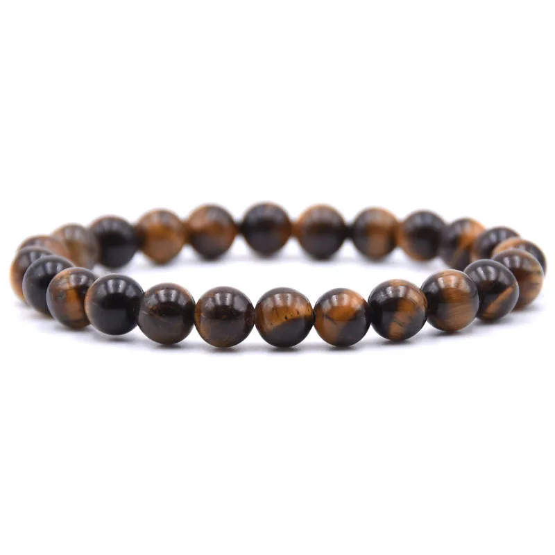 Fashion Couple Tiger Eye Stone Bracelets Bangles Classic Black Natural Matte Stones Charm Bead Bracelet Women Men Factory Price
Fashion Couple Tiger Eye Stone Bracelets Bangles Classic Black Natural Matte Stones Charm Bead Bracelet Women Men Factory Price