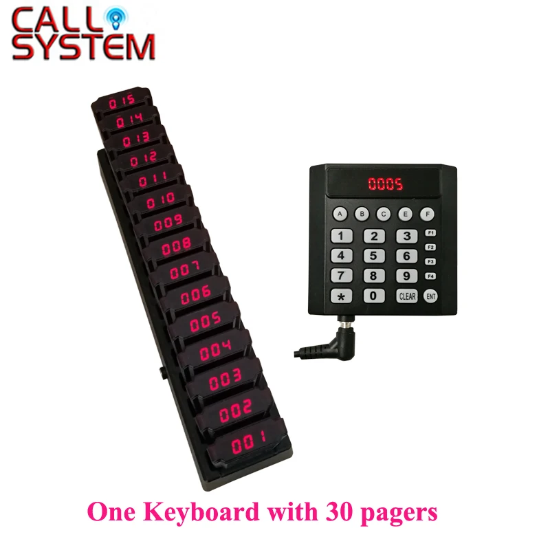 YCALL Pager Restaurant Calling System Wireless Guest Paging Queuing System Beeper 1 Keypad Transmitter+30 Coaster Pagers
YCALL Pager Restaurant Calling System Wireless Guest Paging Queuing System Beeper 1 Keypad Transmitter+30 Coaster Pagers