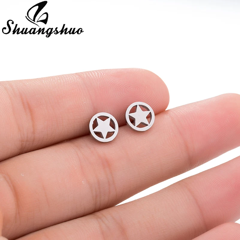 Серьги-гвоздики женские Shuangshuo, из нержавеющей стали, с изображением Капитана Америка, 2018
Серьги-гвоздики женские Shuangshuo, из нержавеющей стали, с изображением Капитана Америка, 2018