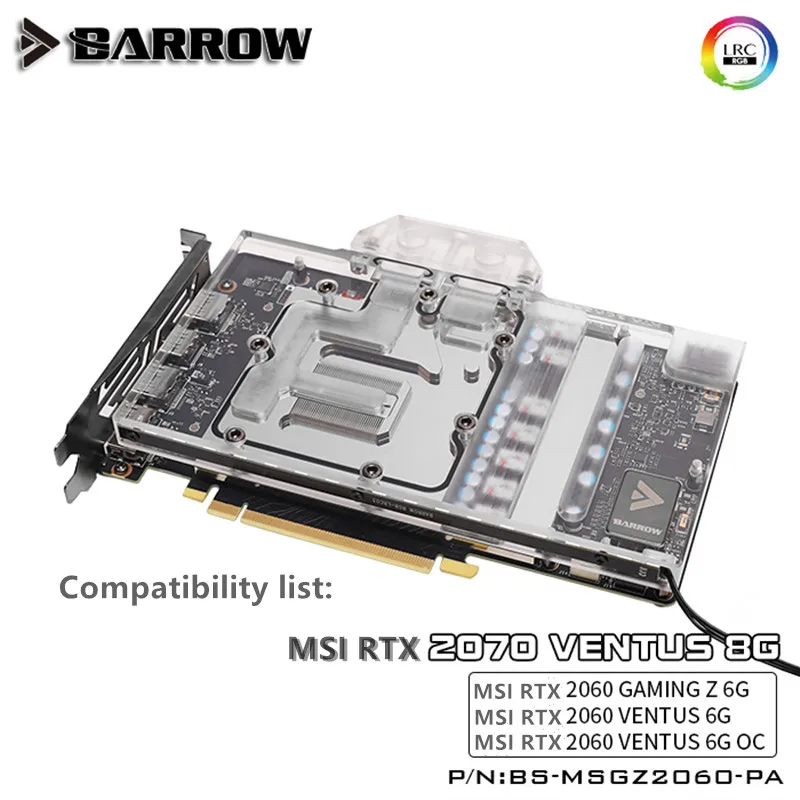 Barrow MSI GAMING Z RTX2070/2060 Full Coverage Graphics Cool Head Aurora BS-MSGZ2060-PA
Barrow MSI GAMING Z RTX2070/2060 Full Coverage Graphics Cool Head Aurora BS-MSGZ2060-PA