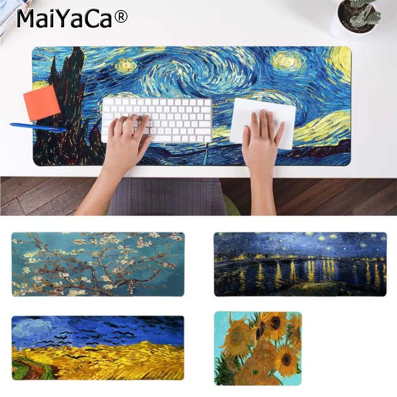 MaiYaCa Cool New Art Van Gogh Starry Night Sunflower MousePads Computer Laptop Anime Mouse Mat Durable Rubber Mouse Mat Pad
MaiYaCa Cool New Art Van Gogh Starry Night Sunflower MousePads Computer Laptop Anime Mouse Mat Durable Rubber Mouse Mat Pad