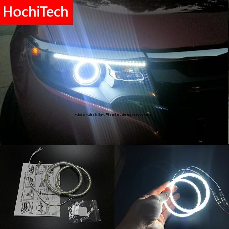 HochiTech для Ford Edge 2011 2012 ультра яркий SMD белый светодиод ангельские глазки 2600LM 12V halo ring