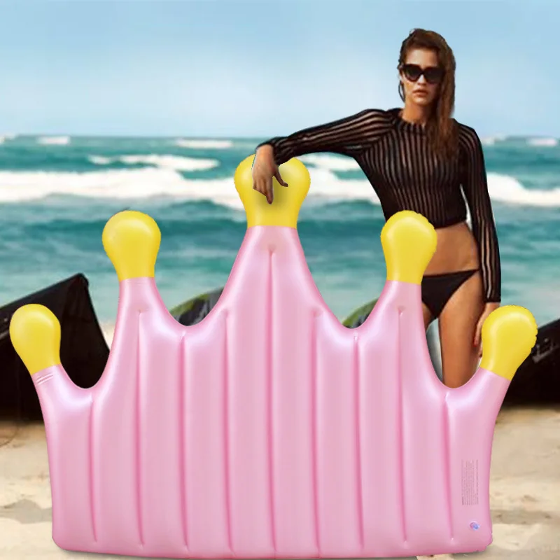 150CM Giant Pink Imperial Crown Inflatable Pool Float 2019 Newest Ride-On Swimming Ring Child Adult Water Party Drink Toys boia
150CM Giant Pink Imperial Crown Inflatable Pool Float 2019 Newest Ride-On Swimming Ring Child Adult Water Party Drink Toys boia