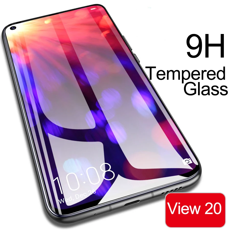 9D закаленное стекло для huawei Honor View 20 полное покрытие протектор экрана V20 Полный