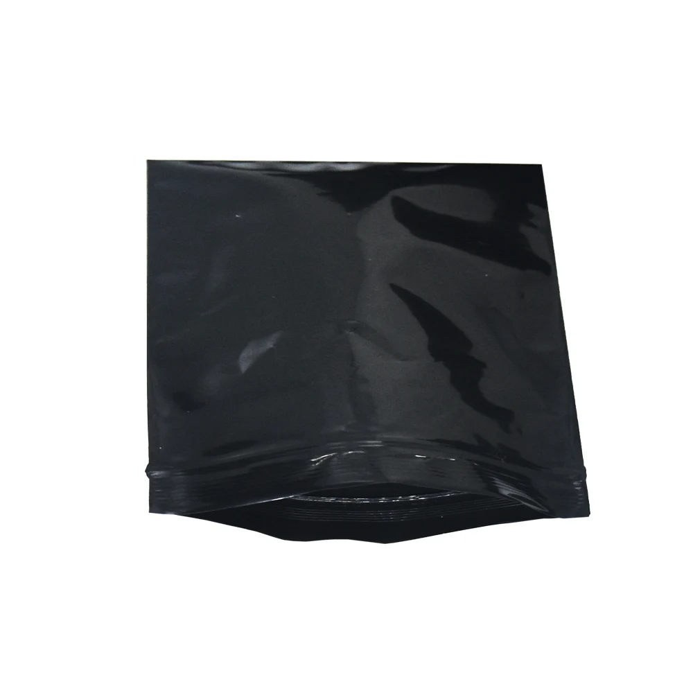500pcs/lot Black Zip Lock Storage Packaging Bags Self Seal Zipper Packing Pouches Resealable Ziplock Sundries Package Bags
