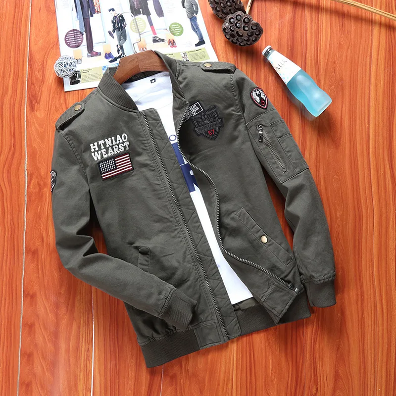 Men Military Jackets Mens Army Green Jackets and Zipper Eqaulet Coats Chaqueta Hombre Veste Homme Cazadoras Hombre
Men Military Jackets Mens Army Green Jackets and Zipper Eqaulet Coats Chaqueta Hombre Veste Homme Cazadoras Hombre