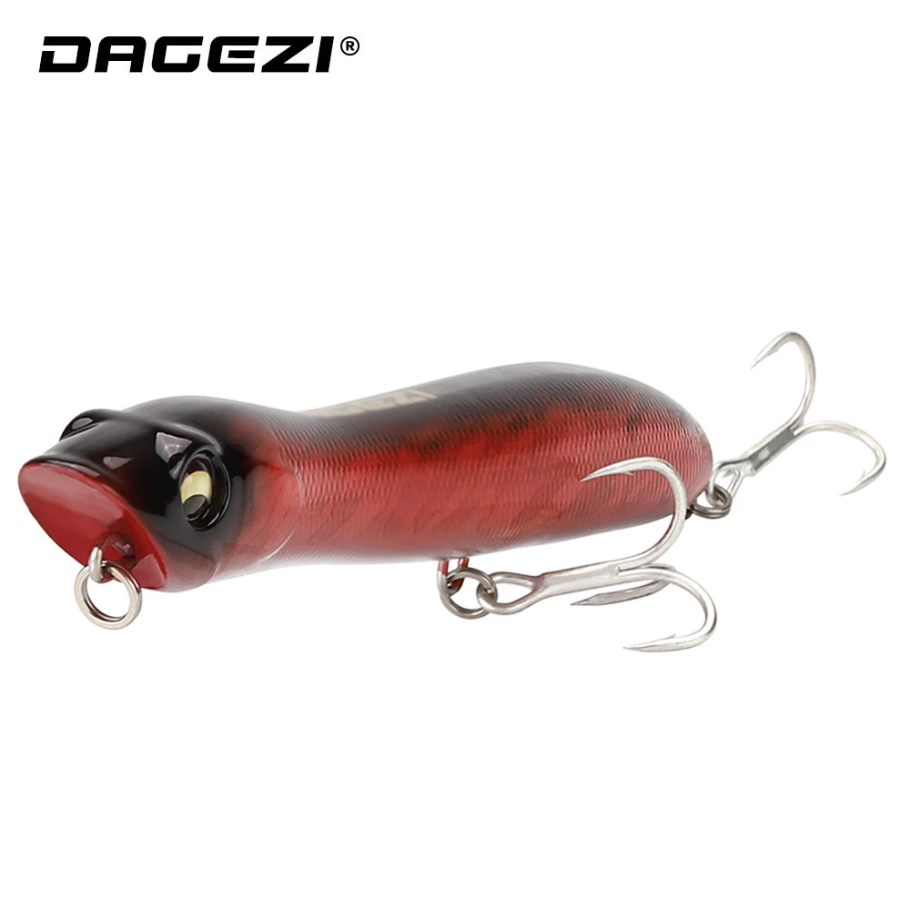 DAGEZI Floating Popper 12.2cm/19g 1pcs Minnow Lure Bait With VMC Quality Hook Fishing Lure For Sea Fishing Fishing Tackle
DAGEZI Floating Popper 12.2cm/19g 1pcs Minnow Lure Bait With VMC Quality Hook Fishing Lure For Sea Fishing Fishing Tackle