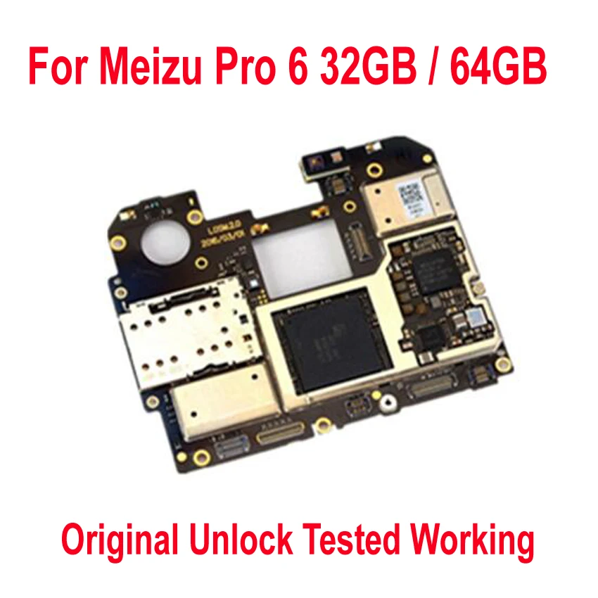 Original Unlock Test Working Mainboard For Meizu Pro 6 Pro6 32GB 64GB Phone Motherboard Card Fee Circuits Flex Cable Replacement
Original Unlock Test Working Mainboard For Meizu Pro 6 Pro6 32GB 64GB Phone Motherboard Card Fee Circuits Flex Cable Replacement