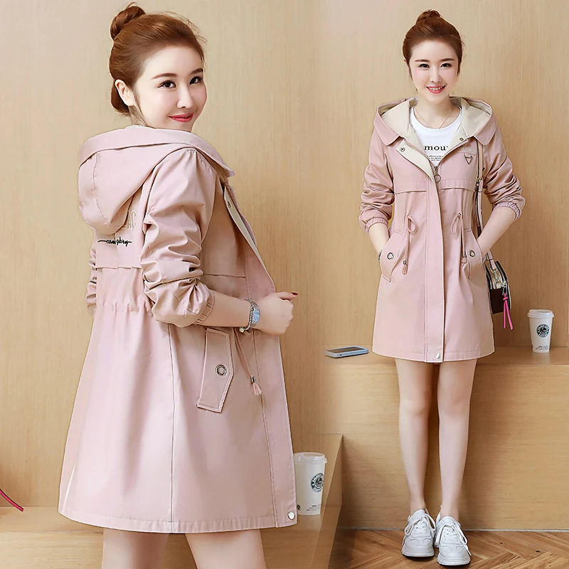 Autumn women's jacket slim slimming spring new long windbreaker Slim fashion wild student windbreaker jacket trend
Autumn women's jacket slim slimming spring new long windbreaker Slim fashion wild student windbreaker jacket trend