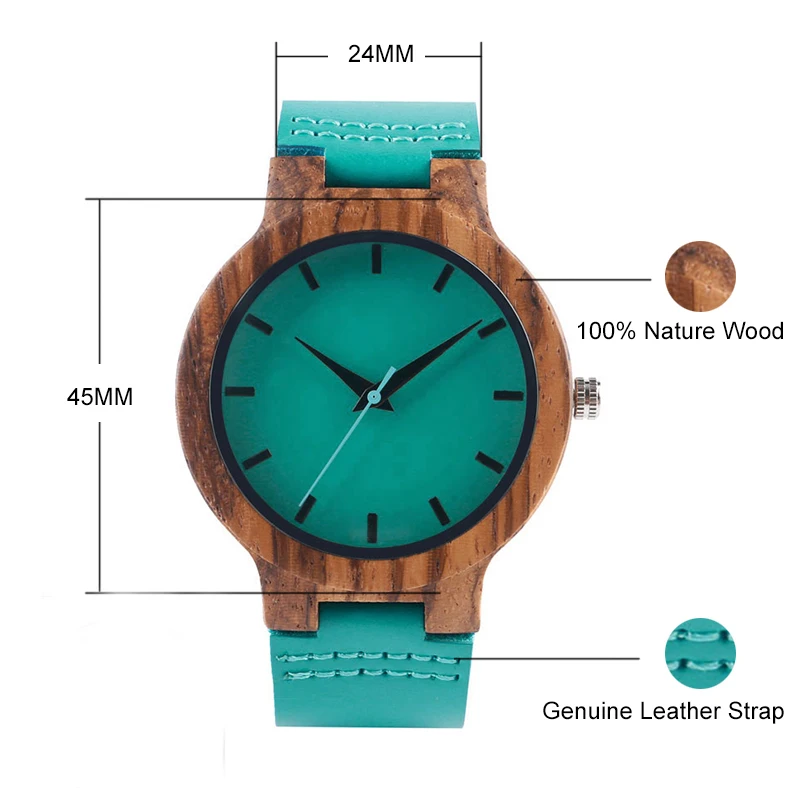 YISUYA Fashion Blue Wood Quartz Watch Analog Genuine Leather Band New Arrival Handmade Wooden Wristwatch for Men Women Creative
YISUYA Fashion Blue Wood Quartz Watch Analog Genuine Leather Band New Arrival Handmade Wooden Wristwatch for Men Women Creative