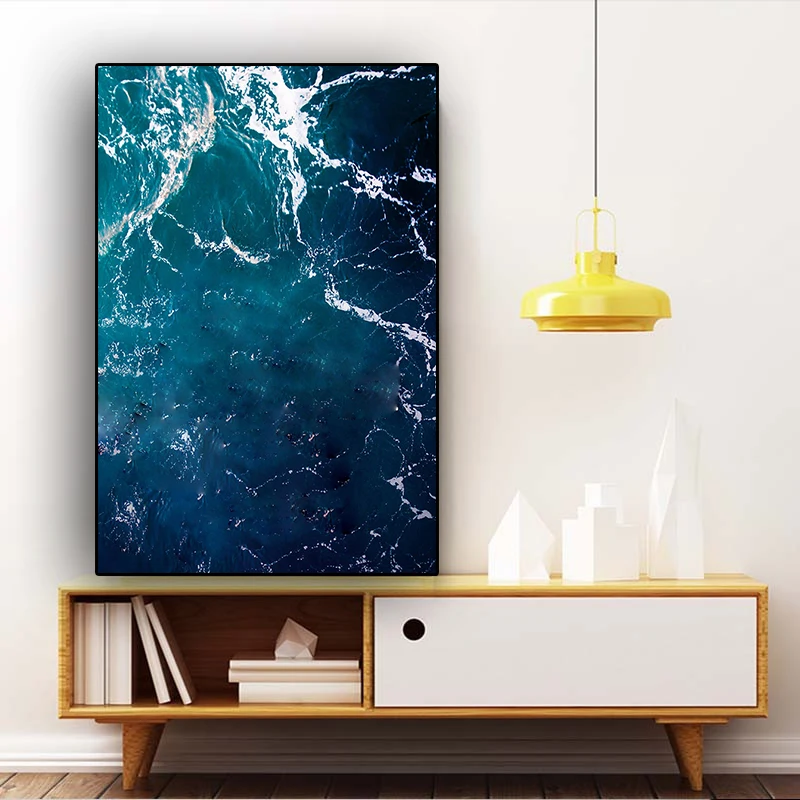 Abstract Waves Deep Blue Ocean Sea Wavy Canvas Painting Posters and Prints Nordic Style Wall Art Picture for Living Room Decor
Abstract Waves Deep Blue Ocean Sea Wavy Canvas Painting Posters and Prints Nordic Style Wall Art Picture for Living Room Decor