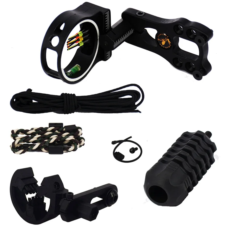 1 Set Compound Bow 5-pin Arrow Rest Bow Sling Strap Peep Sight Bow String Stabilizer
1 Set Compound Bow 5-pin Arrow Rest Bow Sling Strap Peep Sight Bow String Stabilizer