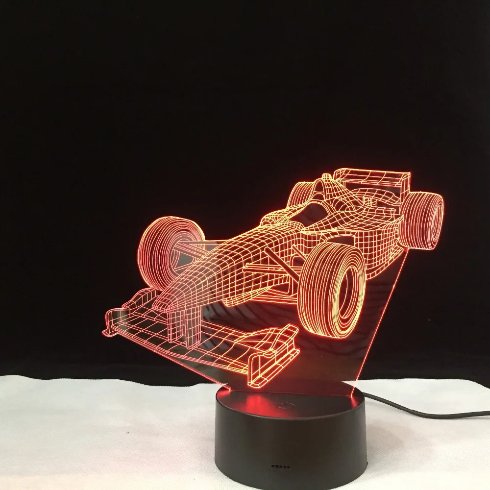 Гоночный автомобиль 3D СВЕТОДИОДНЫЙ Ночник светильник Настольная лампа 7 цветов меняющаяся настольная лампа Новинка Светодиодный ночной Св...
Гоночный автомобиль 3D СВЕТОДИОДНЫЙ Ночник светильник Настольная лампа 7 цветов меняющаяся настольная лампа Новинка Светодиодный ночной Св...