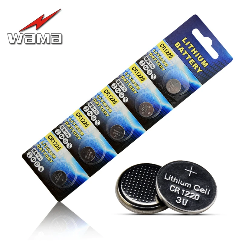 20x Wama CR1220 3V Button Cell Batteries DL1220 LM1220 Hand Fidget Spinner Battery Remote Control New
20x Wama CR1220 3V Button Cell Batteries DL1220 LM1220 Hand Fidget Spinner Battery Remote Control New