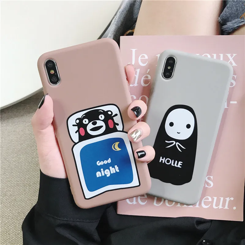 GYKZ симпатичный чехол для телефона в японском стиле аниме iPhone XS MAX XR X 7 8 6 6s Plus с