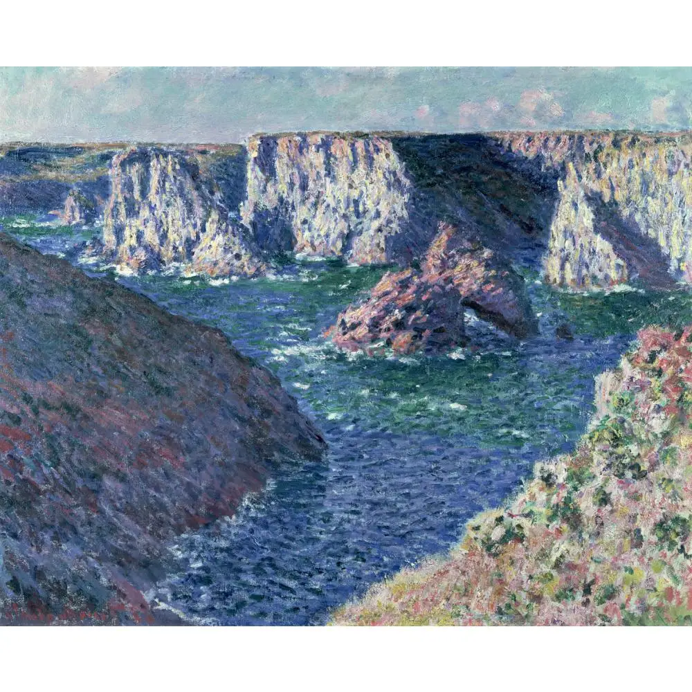 High Quality Handmade Claude Monet Picture Convert to Oil Paintings Rocks at Belle Ile Canvas Art Hand Painted for Office Decor
High Quality Handmade Claude Monet Picture Convert to Oil Paintings Rocks at Belle Ile Canvas Art Hand Painted for Office Decor