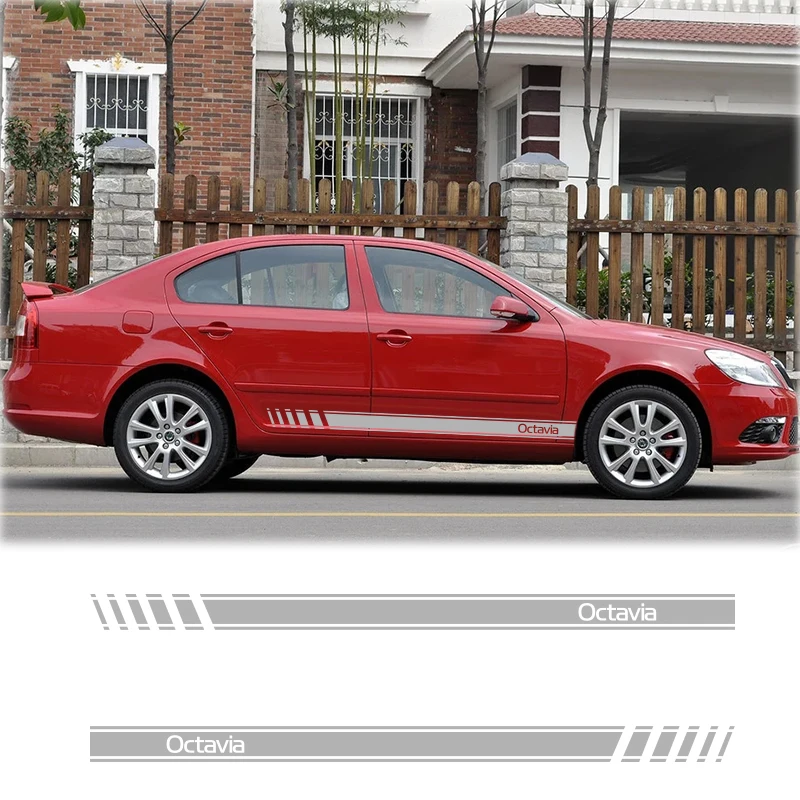 2 PCS Octavia Vinyl Car Styling Side Stripes Skirt Sticker Vehicle Auto Stripe Wraps Body Decals Graphics For Skoda Octavia
2 PCS Octavia Vinyl Car Styling Side Stripes Skirt Sticker Vehicle Auto Stripe Wraps Body Decals Graphics For Skoda Octavia