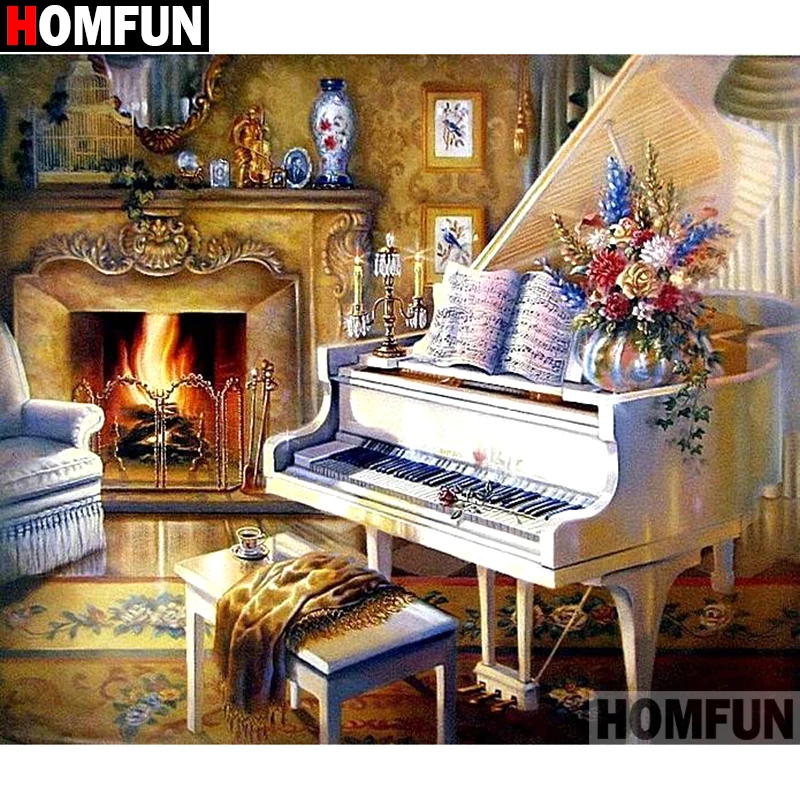Алмазная живопись HOMFUN A01761, полноразмерная/круглая вышивка «пианино», для творчества, домашний декор
Алмазная живопись HOMFUN A01761, полноразмерная/круглая вышивка «пианино», для творчества, домашний декор