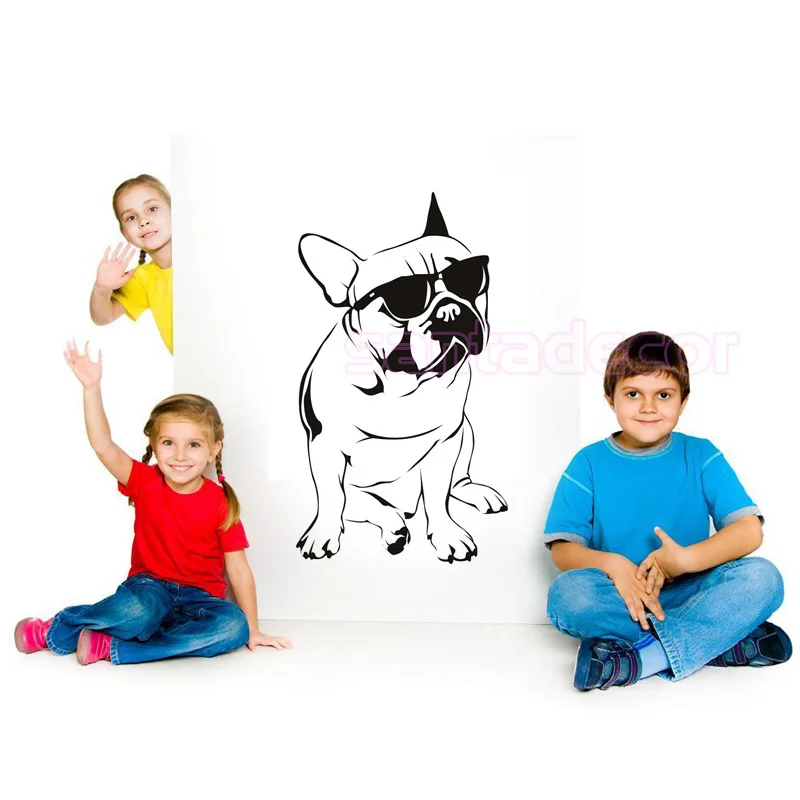 Funny Dog Sunglasses French Bulldog Wall Sticker Vinyl Mural Wall Art Decal for Living Room Kids Room Cars Home Decor Decoration
Funny Dog Sunglasses French Bulldog Wall Sticker Vinyl Mural Wall Art Decal for Living Room Kids Room Cars Home Decor Decoration