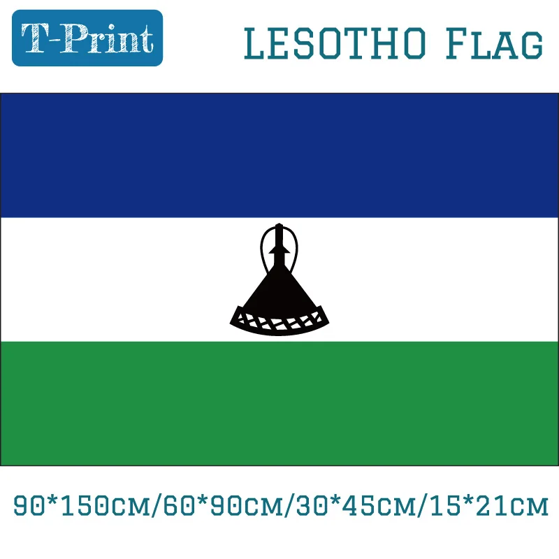 90*150cm/60*90cm/30*45cm/15*21cm Lesotho National Flag For World Cup / National Day /Sports meeting Gift Olympiad games
90*150cm/60*90cm/30*45cm/15*21cm Lesotho National Flag For World Cup / National Day /Sports meeting Gift Olympiad games