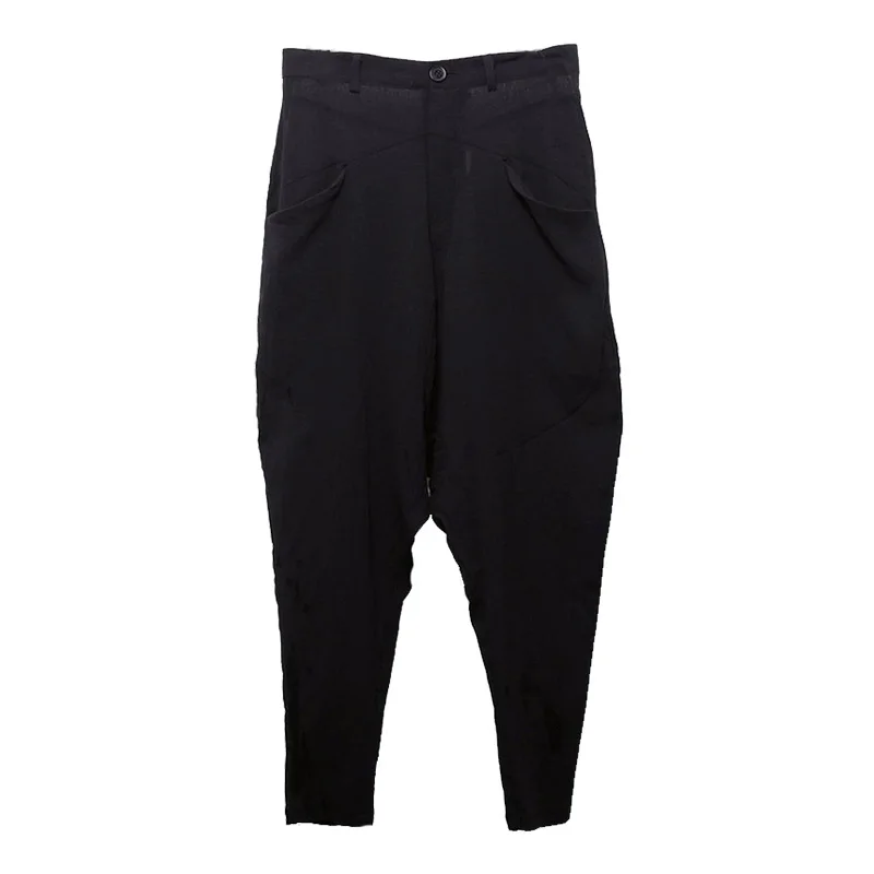 2019 new men's retro Chinese style loose thin section harem pants tide casual feet |
