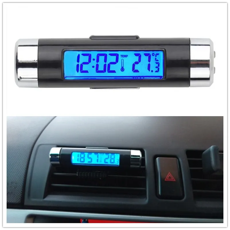 OLPAY 2in1 Car Digital LCD Clock & Temperature Display Electronic Clock Thermometer Car Automotive Blue Backlight With Clip
OLPAY 2in1 Car Digital LCD Clock & Temperature Display Electronic Clock Thermometer Car Automotive Blue Backlight With Clip