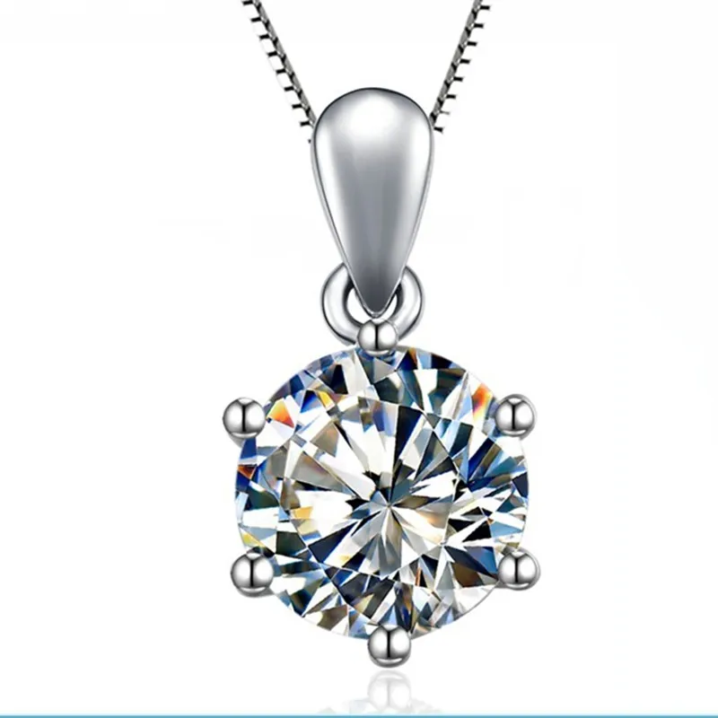 2Ct 8.0mm G-H Moissanite Diamond Pendant Marriage Jewel TEST POSITIVE Solid 925 Sterling Silver Promise Engaged Necklace
2Ct 8.0mm G-H Moissanite Diamond Pendant Marriage Jewel TEST POSITIVE Solid 925 Sterling Silver Promise Engaged Necklace
