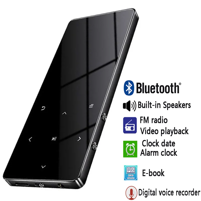 Bluetooth 4.2 MP4 Player Touch Key Ultra thin MP3 Music Player With speaker 1.8 Inch Color Screen Lossless Sound with FM E-book
Bluetooth 4.2 MP4 Player Touch Key Ultra thin MP3 Music Player With speaker 1.8 Inch Color Screen Lossless Sound with FM E-book