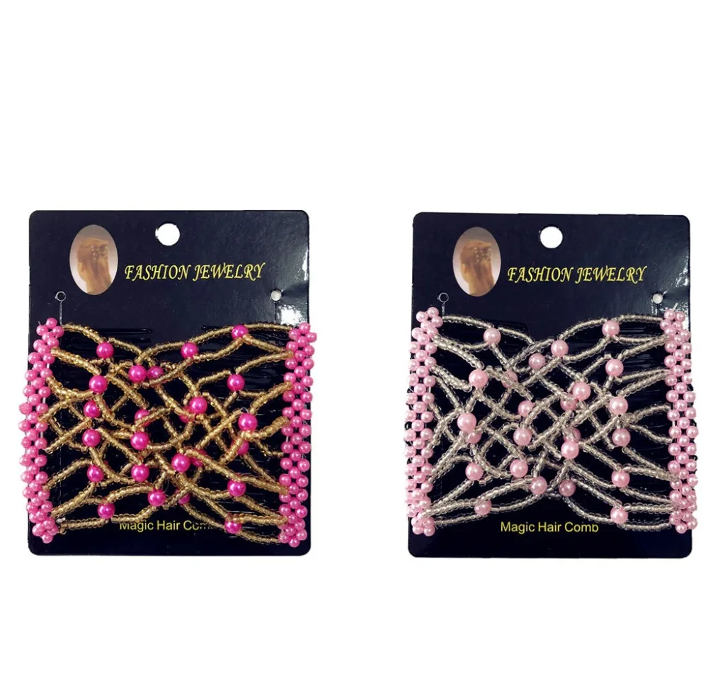 Lovef 2 Pcs Magic Beading EZ Stretching Hair Combs Double Clips Hair Styling Accessories for Women Girls Hair Beauty
Lovef 2 Pcs Magic Beading EZ Stretching Hair Combs Double Clips Hair Styling Accessories for Women Girls Hair Beauty