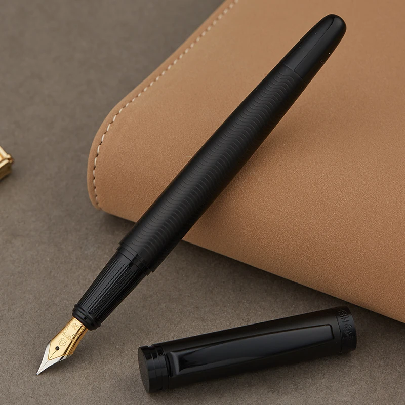 Full Metal Matte black thread body Iraurita fountain pen 0.5mm ink pens Business Office caneta tinteiro Stationery Gift Box
Full Metal Matte black thread body Iraurita fountain pen 0.5mm ink pens Business Office caneta tinteiro Stationery Gift Box