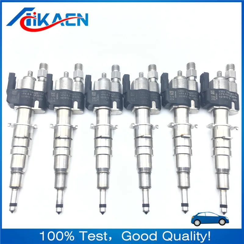 6pc 13537585261 13538616079 13537585261-12 Genuine Fuel Injector For N54 N63 135 335 535 550 750 X5 X6 13537565138
6pc 13537585261 13538616079 13537585261-12 Genuine Fuel Injector For N54 N63 135 335 535 550 750 X5 X6 13537565138
