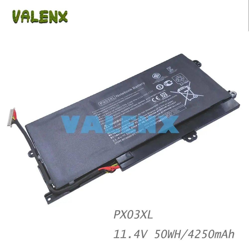 Аккумулятор PX03XL для ноутбука HP Envy 14 14-K010US 14-K027CL Sleekbook 715050-001 714762-271 714762-1C1 HSTNN-LB4P PX03
Аккумулятор PX03XL для ноутбука HP Envy 14 14-K010US 14-K027CL Sleekbook 715050-001 714762-271 714762-1C1 HSTNN-LB4P PX03