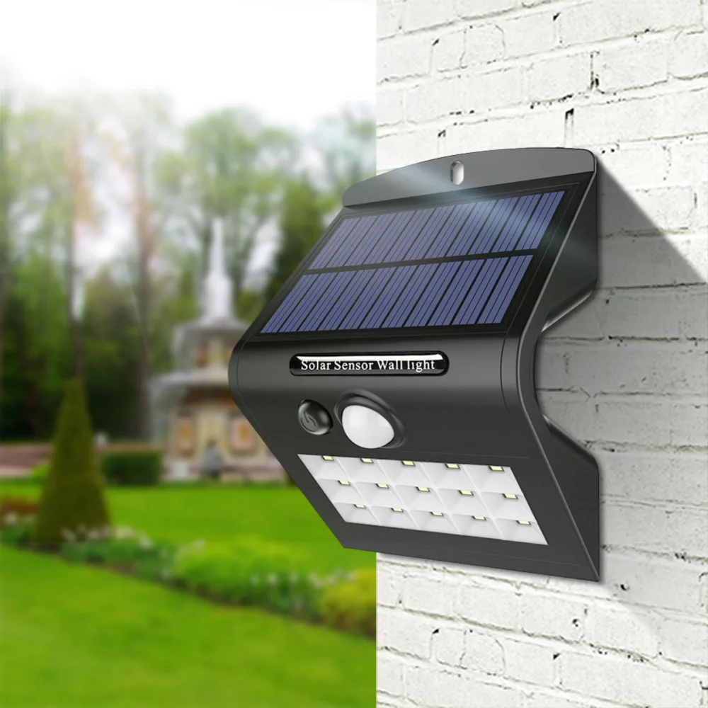15 LEDs PIR Motion Sensor Path light Solar light Solar Panel Power lamp Street Porch Security Outdoor Waterproof Wall lamp
15 LEDs PIR Motion Sensor Path light Solar light Solar Panel Power lamp Street Porch Security Outdoor Waterproof Wall lamp