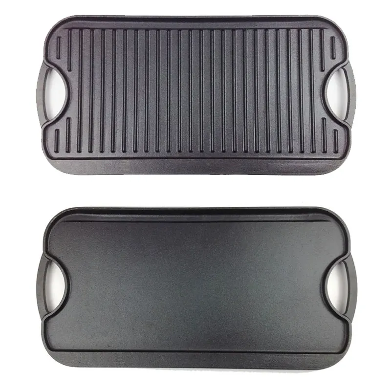 Teppanyaki plate cast iron household outdoors Rectangle Barbecue pot steak octopus barbecue Two-sided
Teppanyaki plate cast iron household outdoors Rectangle Barbecue pot steak octopus barbecue Two-sided