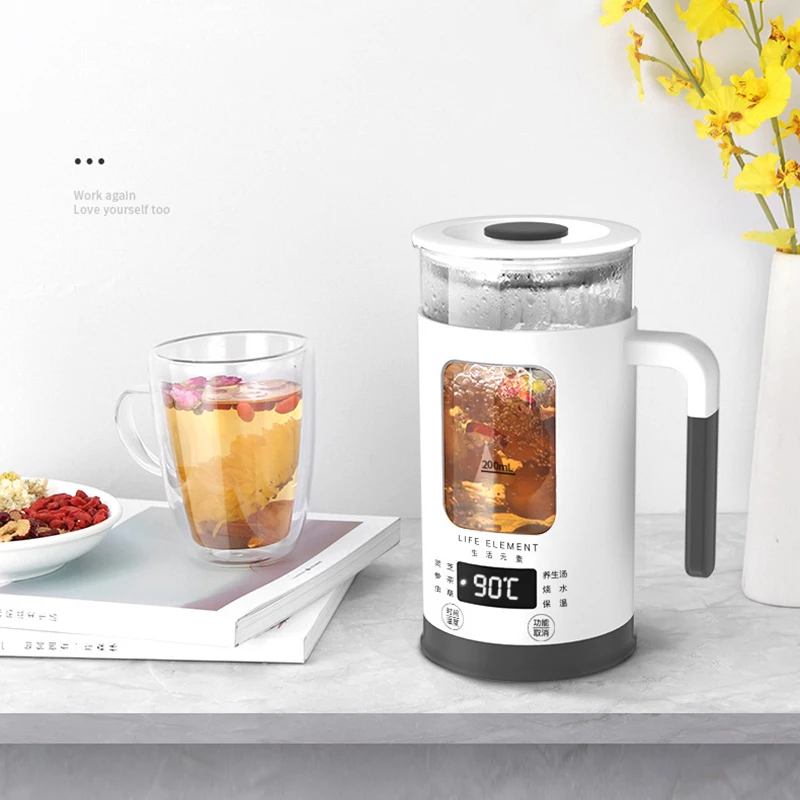 Mini Multi-function Electric Kettle Health Preserving Pot Glass Boiled Tea Pot Hot Water bottle Warm Kettle 220V 600ML
Mini Multi-function Electric Kettle Health Preserving Pot Glass Boiled Tea Pot Hot Water bottle Warm Kettle 220V 600ML