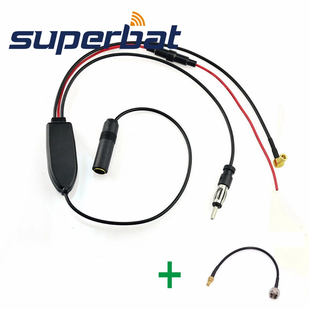 Superbat FM/AM to DAB/DAB+/FM/AM Car Radio Aerial Amplifier/Converter/Splitter and SMB to F Connector Aerial Adapter Cable
Superbat FM/AM to DAB/DAB+/FM/AM Car Radio Aerial Amplifier/Converter/Splitter and SMB to F Connector Aerial Adapter Cable