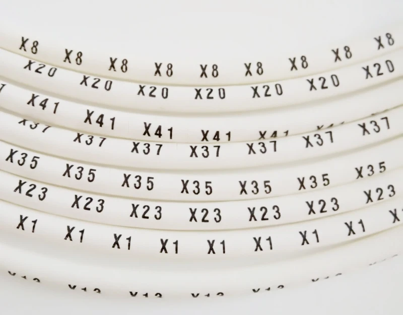 200pcs/lot freeshipping 0.5 0.75 1.0 1.5 2.5 4.0 6.0 8.0mm2 white cable marker plum tubing Customized number and symbol
200pcs/lot freeshipping 0.5 0.75 1.0 1.5 2.5 4.0 6.0 8.0mm2 white cable marker plum tubing Customized number and symbol