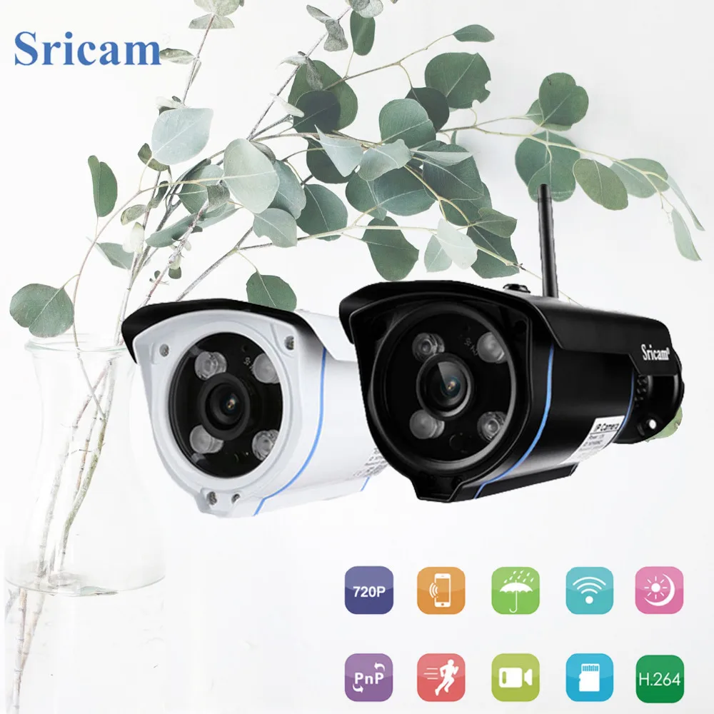 EU доставка! Sricam SP007 беспроводной Wi Fi 720 P водостойкий Vandalproof Ночь Версия Открытый