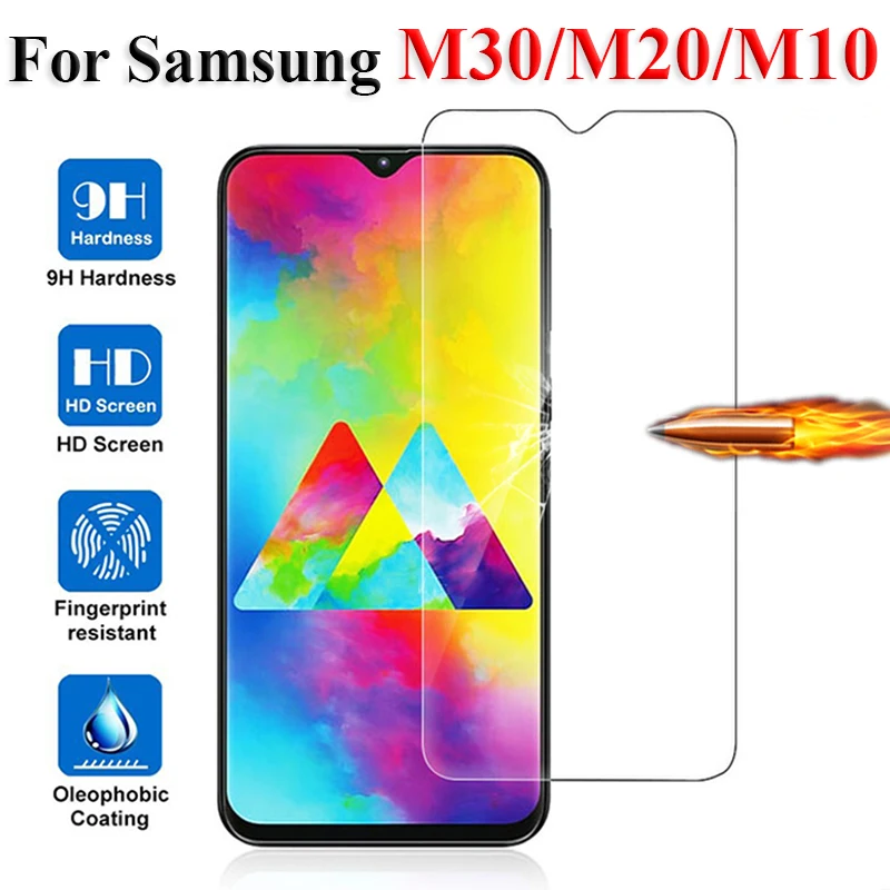 Защитный Стекло на samsung Galaxy m20 m30 m10 закалённое защитное стекло процессором