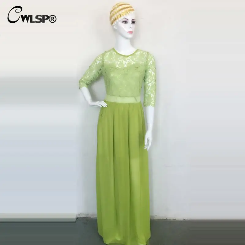 CWLSP Hot Sale Women Elegant Lace Long Maxi Dresses Hollow Out Chiffon Half sleeve Evening Wedding Party Dress Plus size 3XL
CWLSP Hot Sale Women Elegant Lace Long Maxi Dresses Hollow Out Chiffon Half sleeve Evening Wedding Party Dress Plus size 3XL