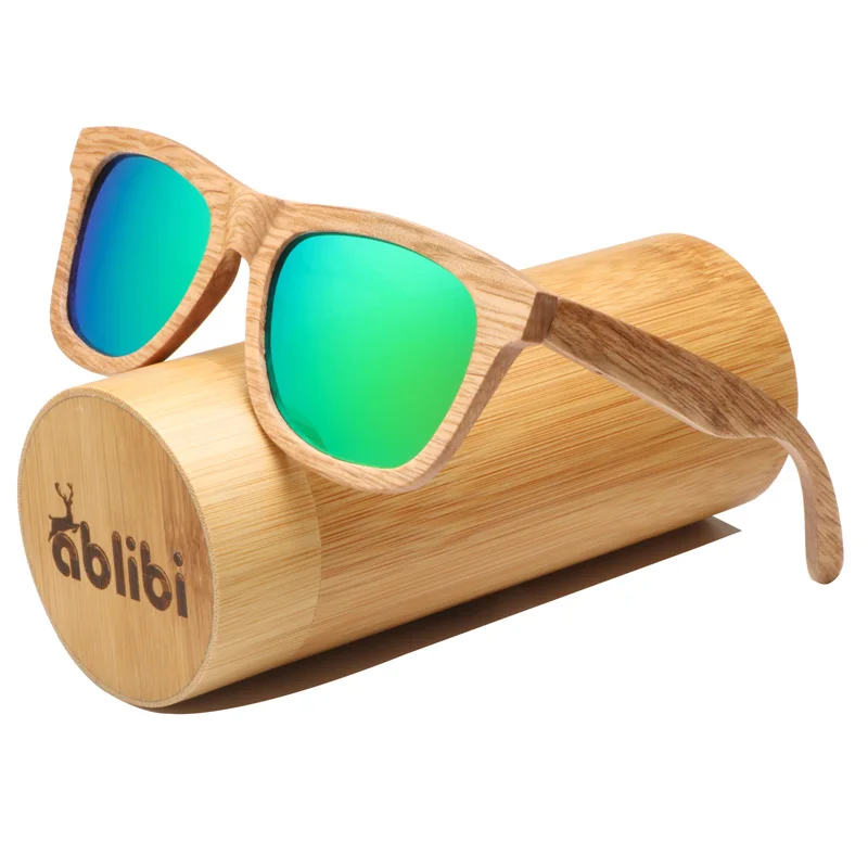 Ablibi 100% Natural Bamboo Wooden Sunglasses for Men Womens Green Polarized Brand Designer Sun Glasses in Bamboo Tube
Ablibi 100% Natural Bamboo Wooden Sunglasses for Men Womens Green Polarized Brand Designer Sun Glasses in Bamboo Tube