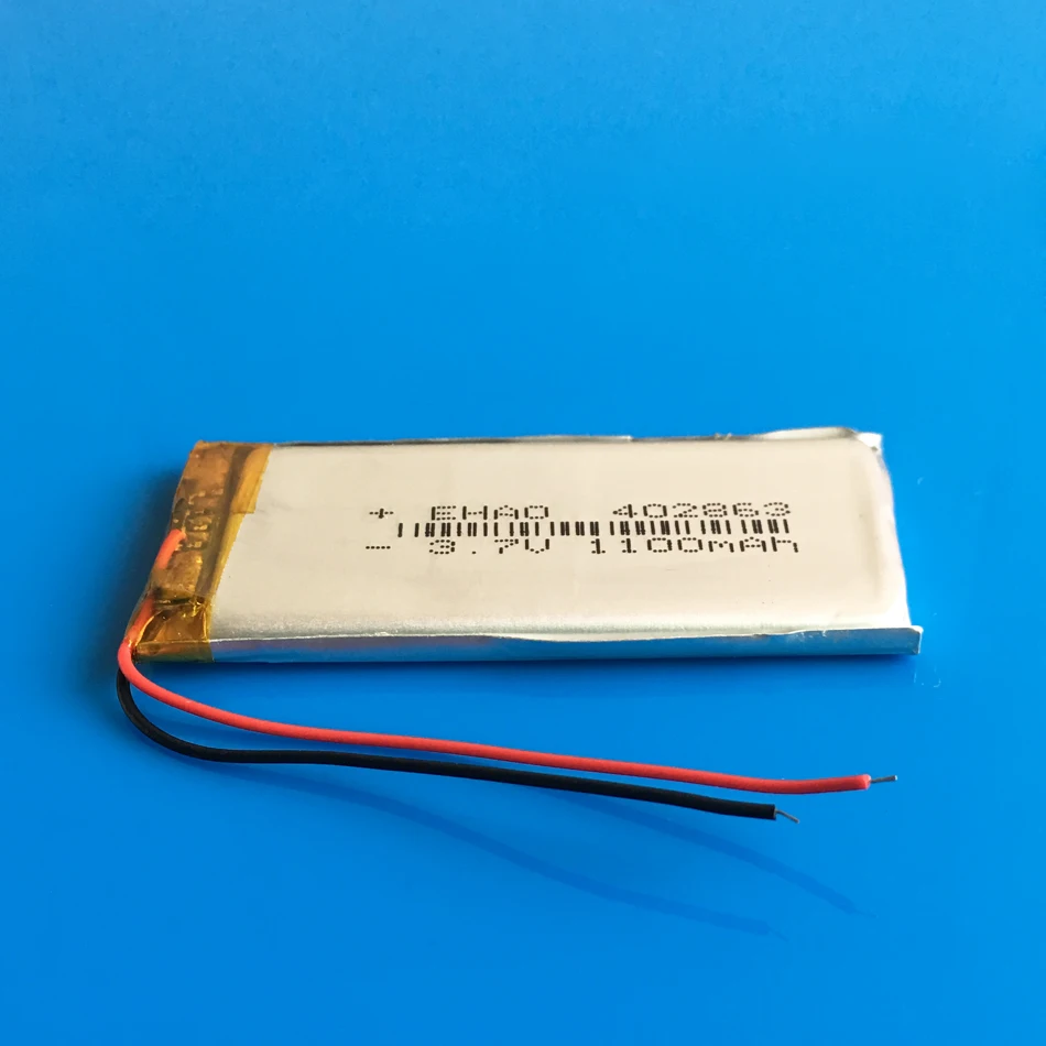 5 pcs 3.7V 1100mAh li-po polymer lithium power Rechargeable battery 402863 for MP3 GPS PDA DVD bluetooth recorder e-book camera
5 pcs 3.7V 1100mAh li-po polymer lithium power Rechargeable battery 402863 for MP3 GPS PDA DVD bluetooth recorder e-book camera