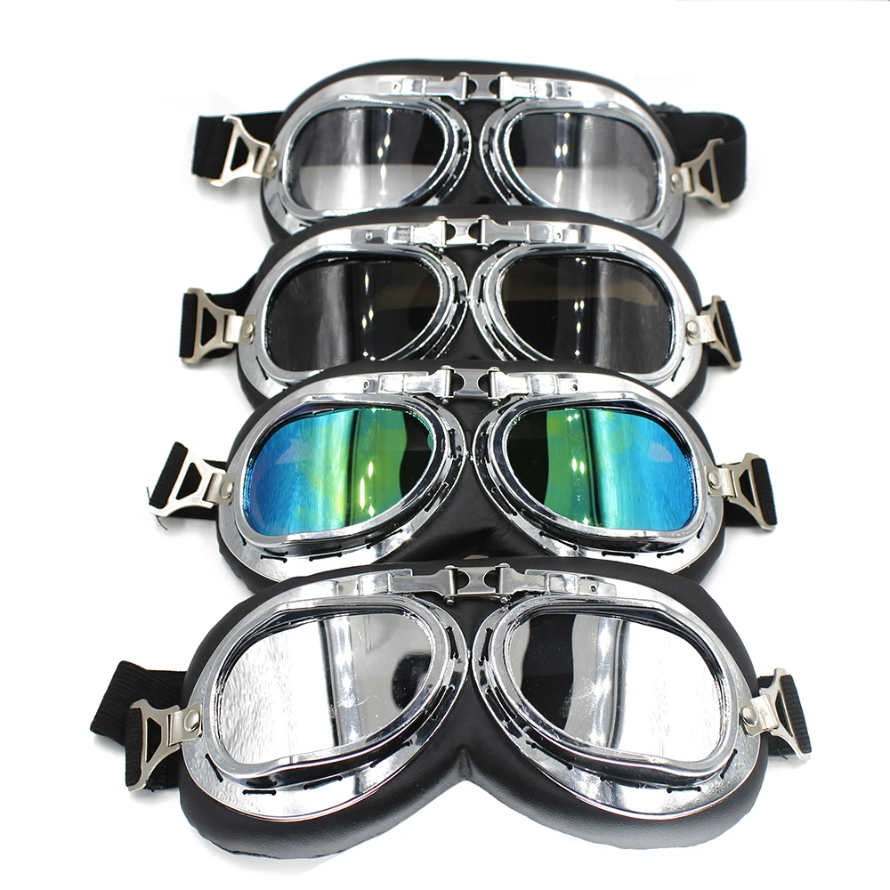 Universal Silver Frame Goggles Motorcycle Glasses Motocross Helmet Goggle Offroad Eyewear Outdoor
Universal Silver Frame Goggles Motorcycle Glasses Motocross Helmet Goggle Offroad Eyewear Outdoor
