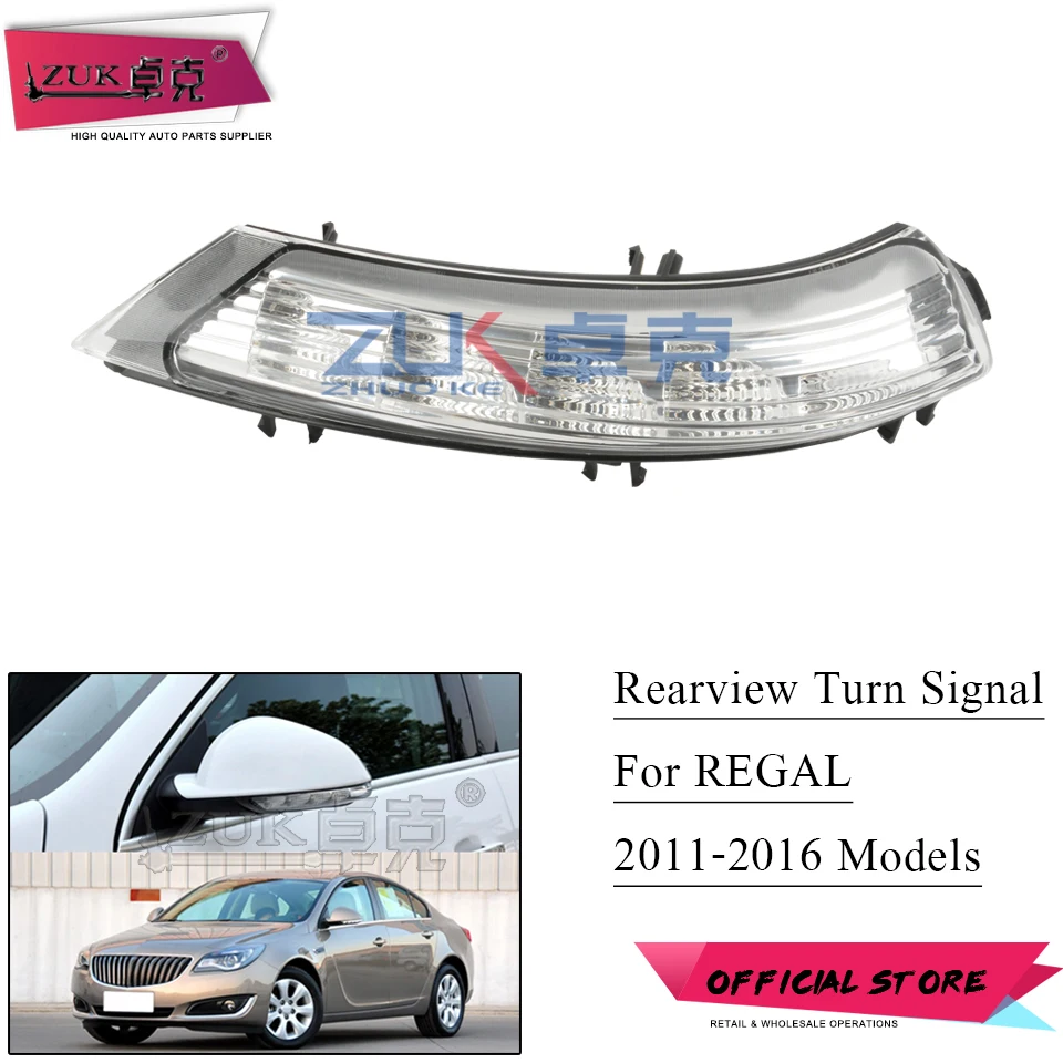 ZUK LED Outer Rearview Side Mirror Turn Signal Light Repeater Blinker Lamp For BUICK REGAL 2011 2012 2013 2014 2015 2016 2-PINS
ZUK LED Outer Rearview Side Mirror Turn Signal Light Repeater Blinker Lamp For BUICK REGAL 2011 2012 2013 2014 2015 2016 2-PINS