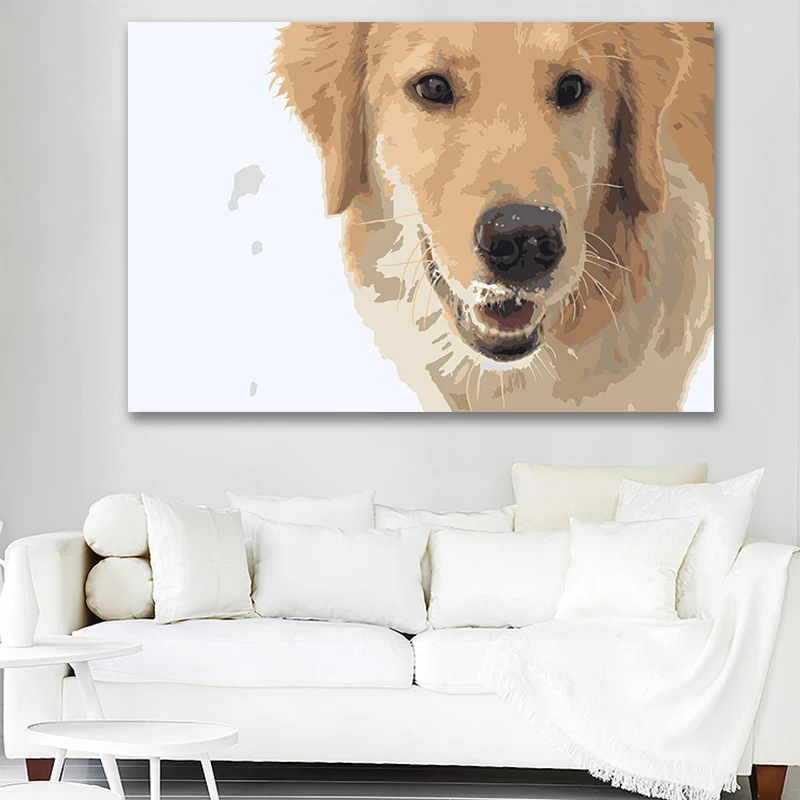 DIY colorings pictures by numbers with colors Loyal dog golden hair horse picture drawing painting by numbers framed Home
DIY colorings pictures by numbers with colors Loyal dog golden hair horse picture drawing painting by numbers framed Home