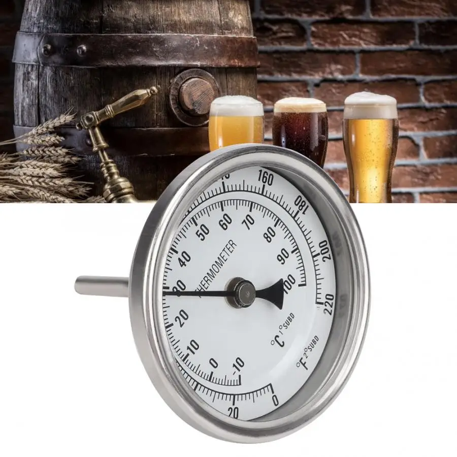 Домашний пивоваренный ферментационный термометр 1/2 дюйма NPT из нержавеющей стали