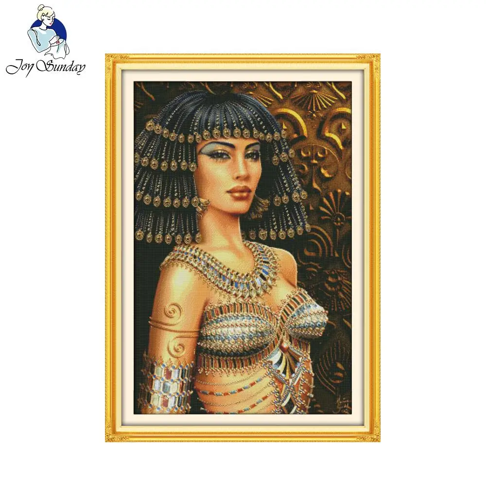 Joy Sunday Cleopatra Count Cross Stitch Embroidery Craft Cross Stitch DIY Cross Stitch Kits for Embroidery Home Decor Needlework
Joy Sunday Cleopatra Count Cross Stitch Embroidery Craft Cross Stitch DIY Cross Stitch Kits for Embroidery Home Decor Needlework